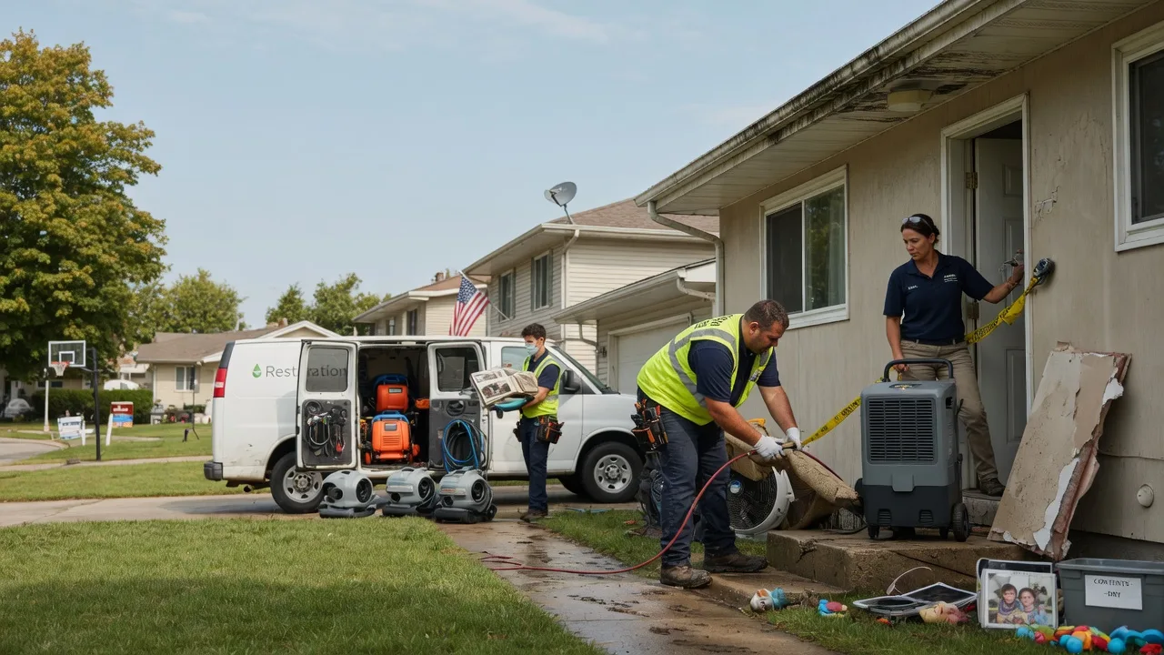 Water Damage Restoration in Hartford, KS near me